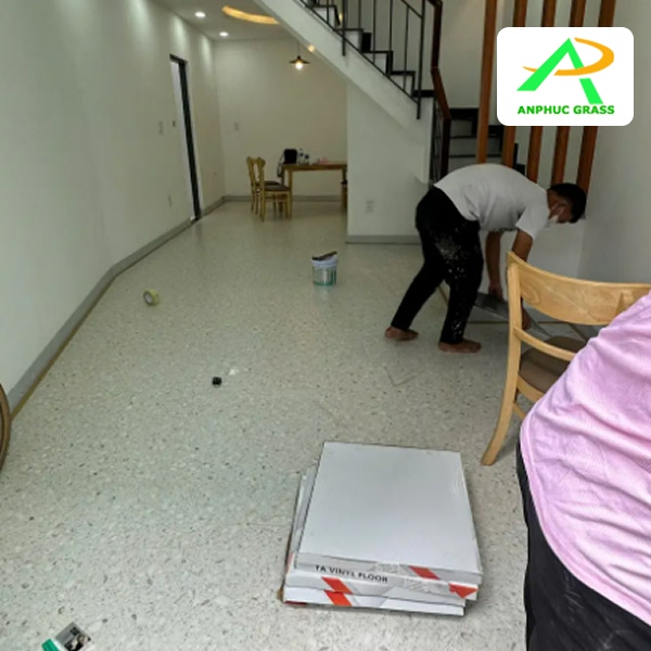 sàn nhựa giả gỗ chịu lực